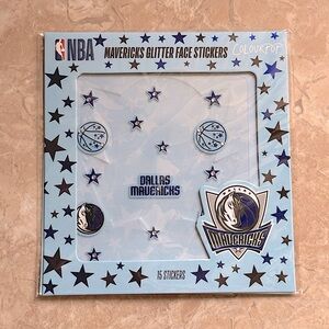 Colourpop Dallas Mavericks NBA Glitter Face Star Stickers 15 Pack NEW & UNOPENED